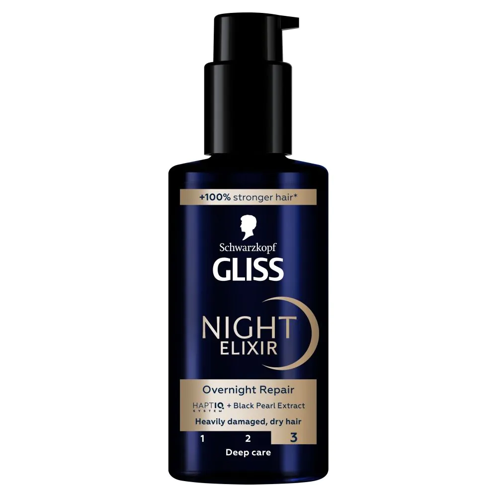 „Gliss Night Elixir“ – itin veiksmingas atkuriamasis kremas