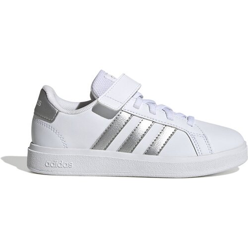 KINDER HALBSCHUHE GRAND COURT COURT ELASTIC LACE AND TOP STRAP