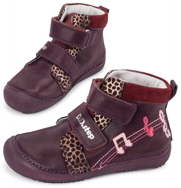 DD Step ~ HighCut Klettschuh Leder ~ Glowing Beat