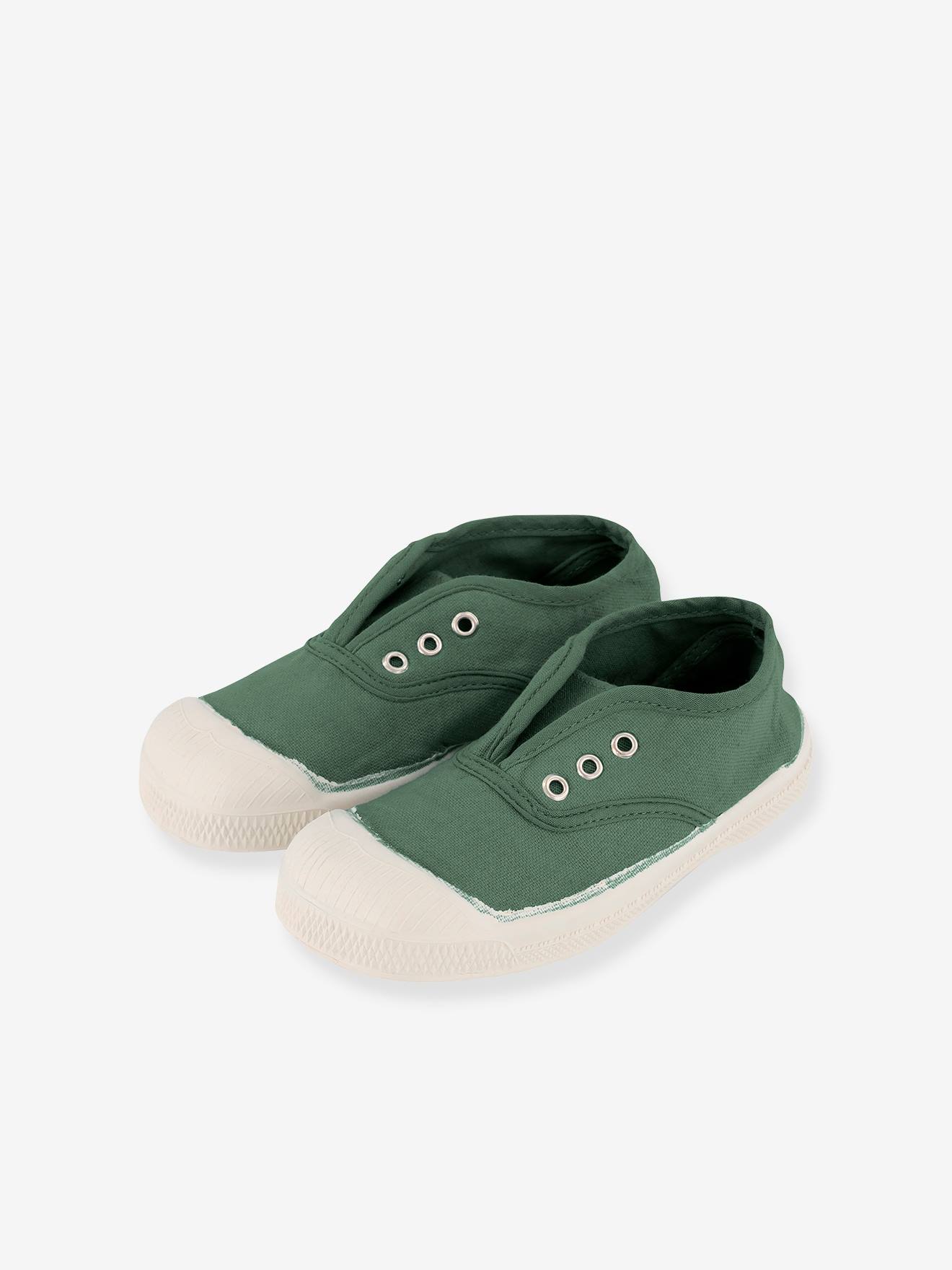Tennis coton enfant Elly BENSIMON® vert