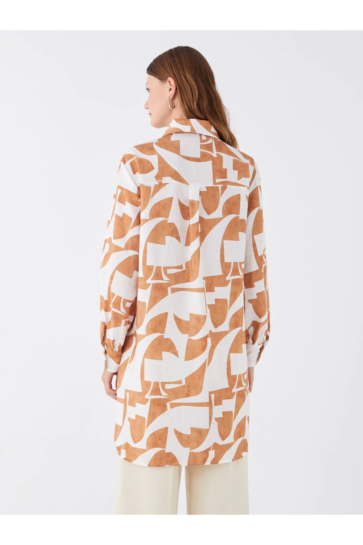 LC Waikiki  Gemusterte Langarm Damen Shirt Tunika