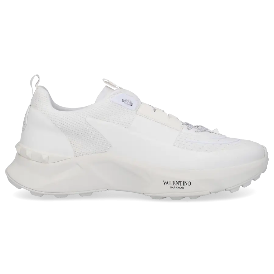 Valentino Garavani - Sneaker low ROMA Materialmix - weiß