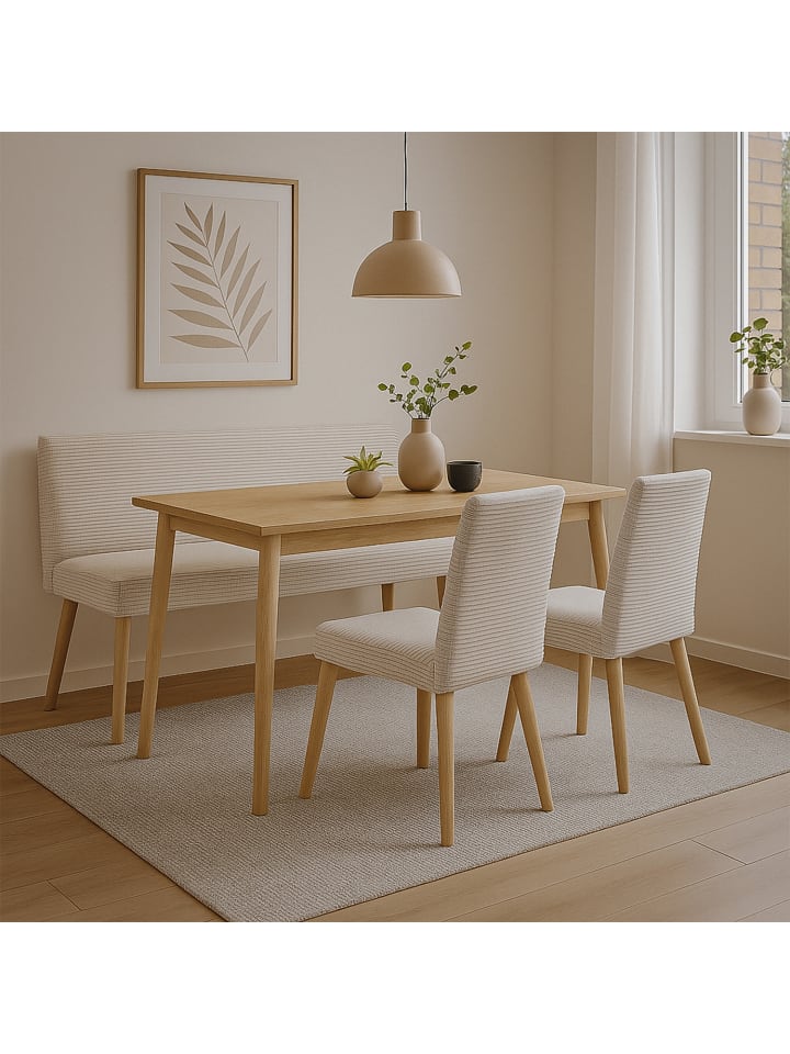 B&D Home 3-tlg. Set: Sitzgruppe Paulo in Grau günstig kaufen onesize