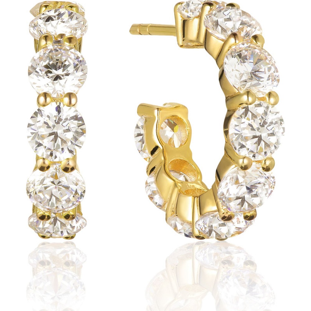 Sif Jakobs Jewellery Créoles 925 Argent Boucles d'oreilles