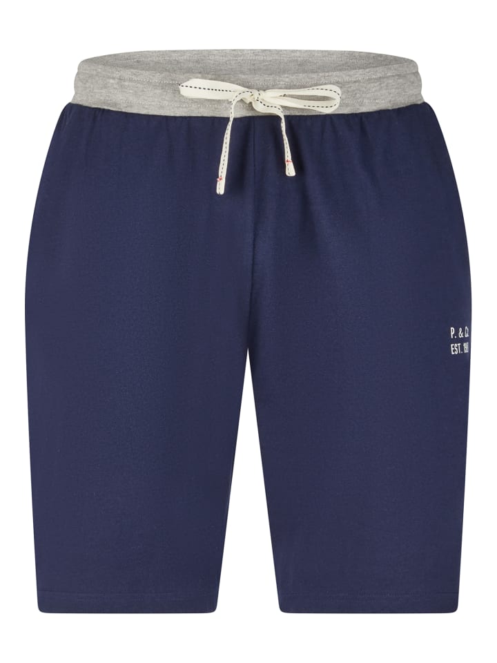 Phil & Co. Berlin  Pyjama Shorty in weiß-navy günstig kaufen