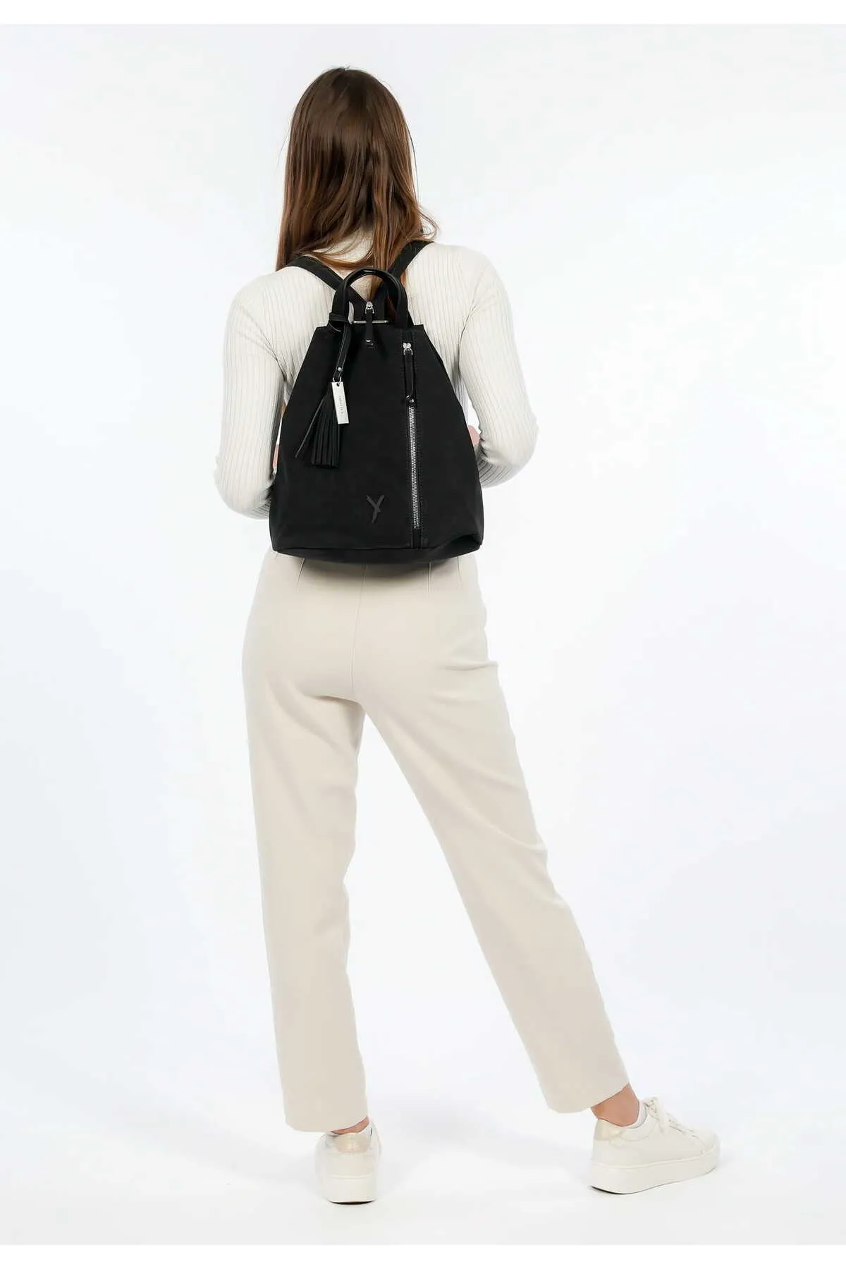 SURI FREY  Rucksack - Schwarz - Unifarben