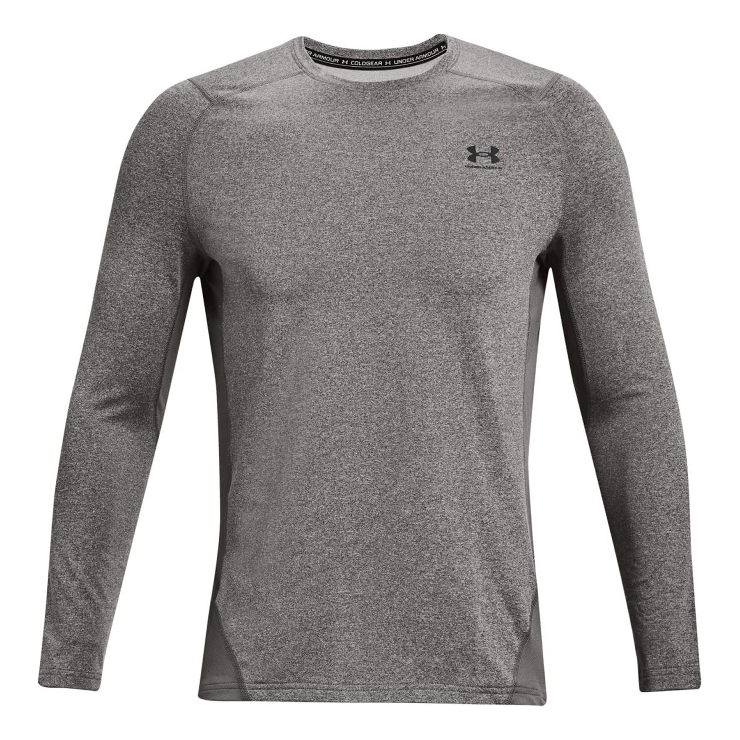 Coldgear Fitted Crew Longsleeve Herren - Dunkelgrau