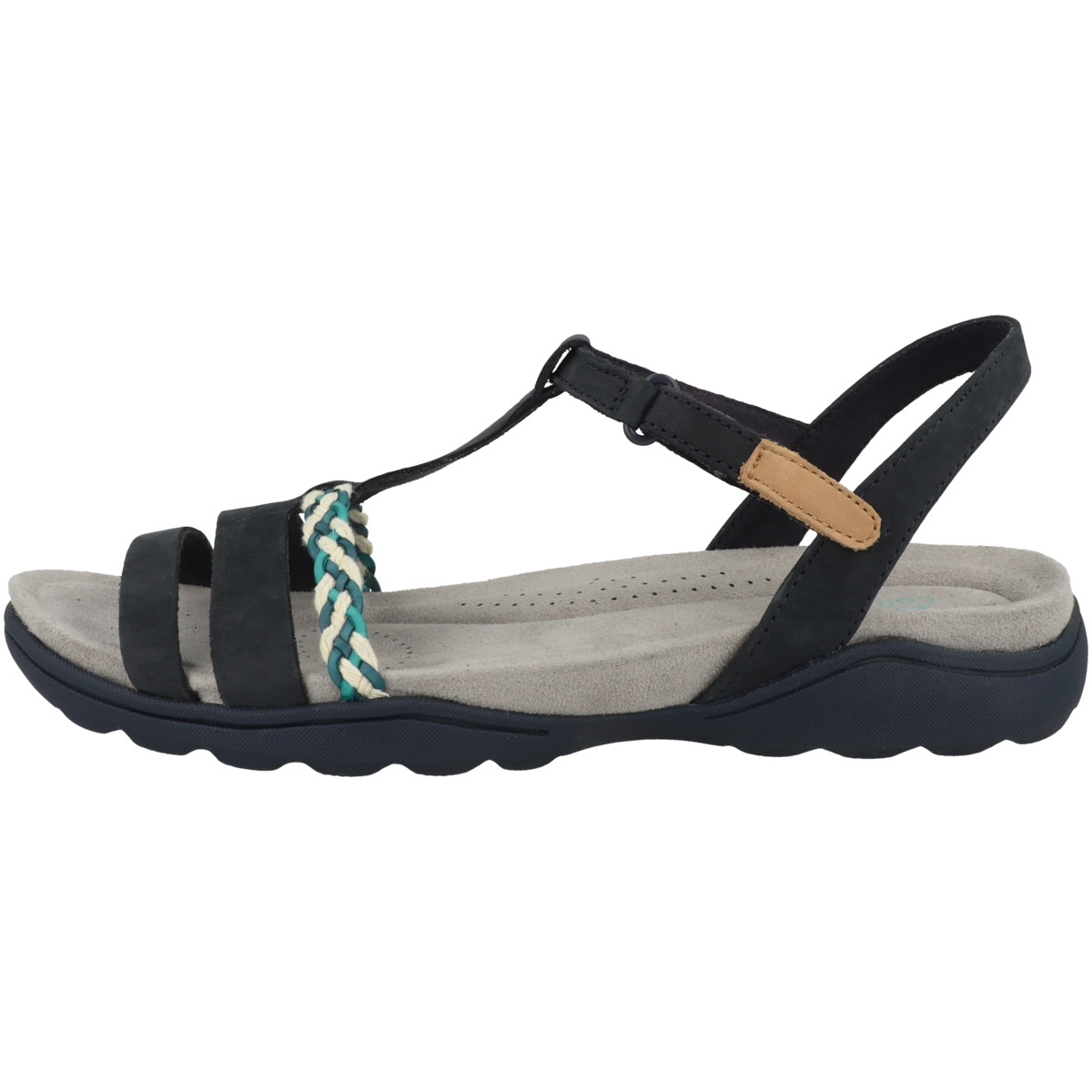 Clarks Amanda Tealite Sandale dunkelblau