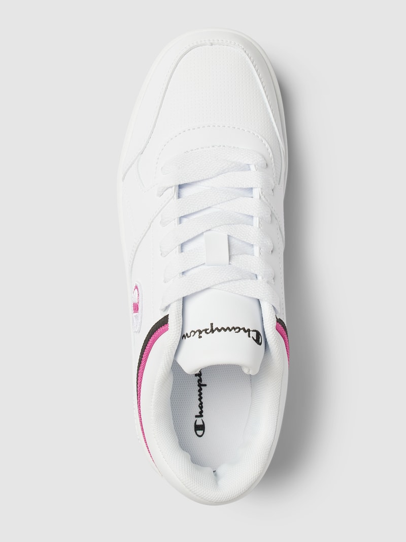 Sneaker mit Label-Details Modell 'Rebound low' in weiß