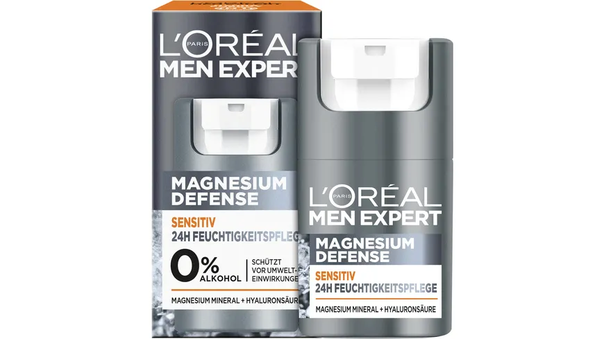 L'Oréal Men Expert Magnesium Defence Feuchtigkeitscreme Gesicht 50 ml