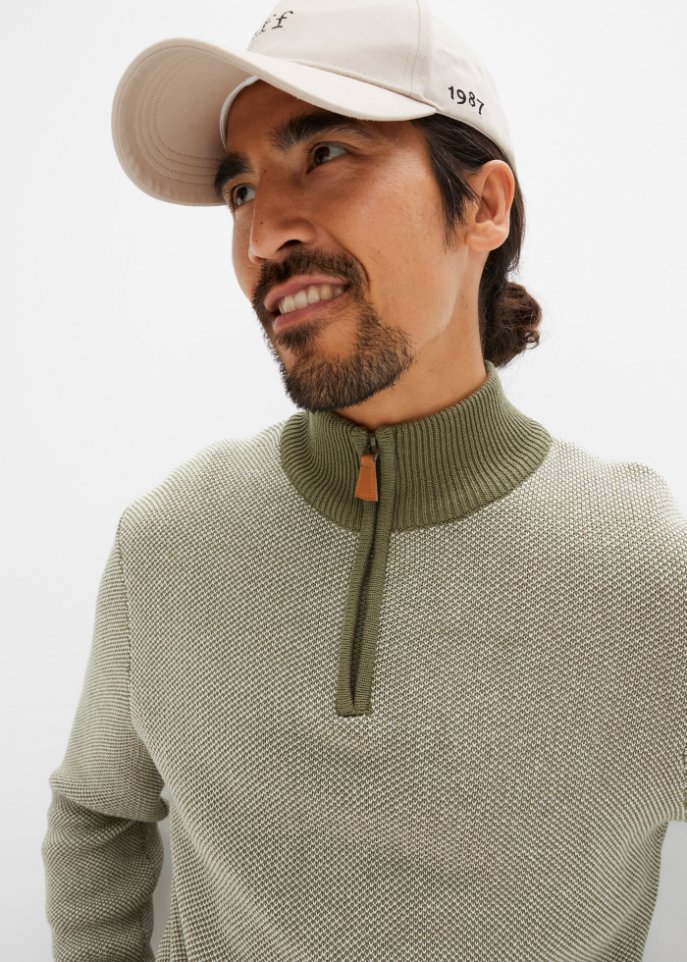 Pullover mit Stehkragen