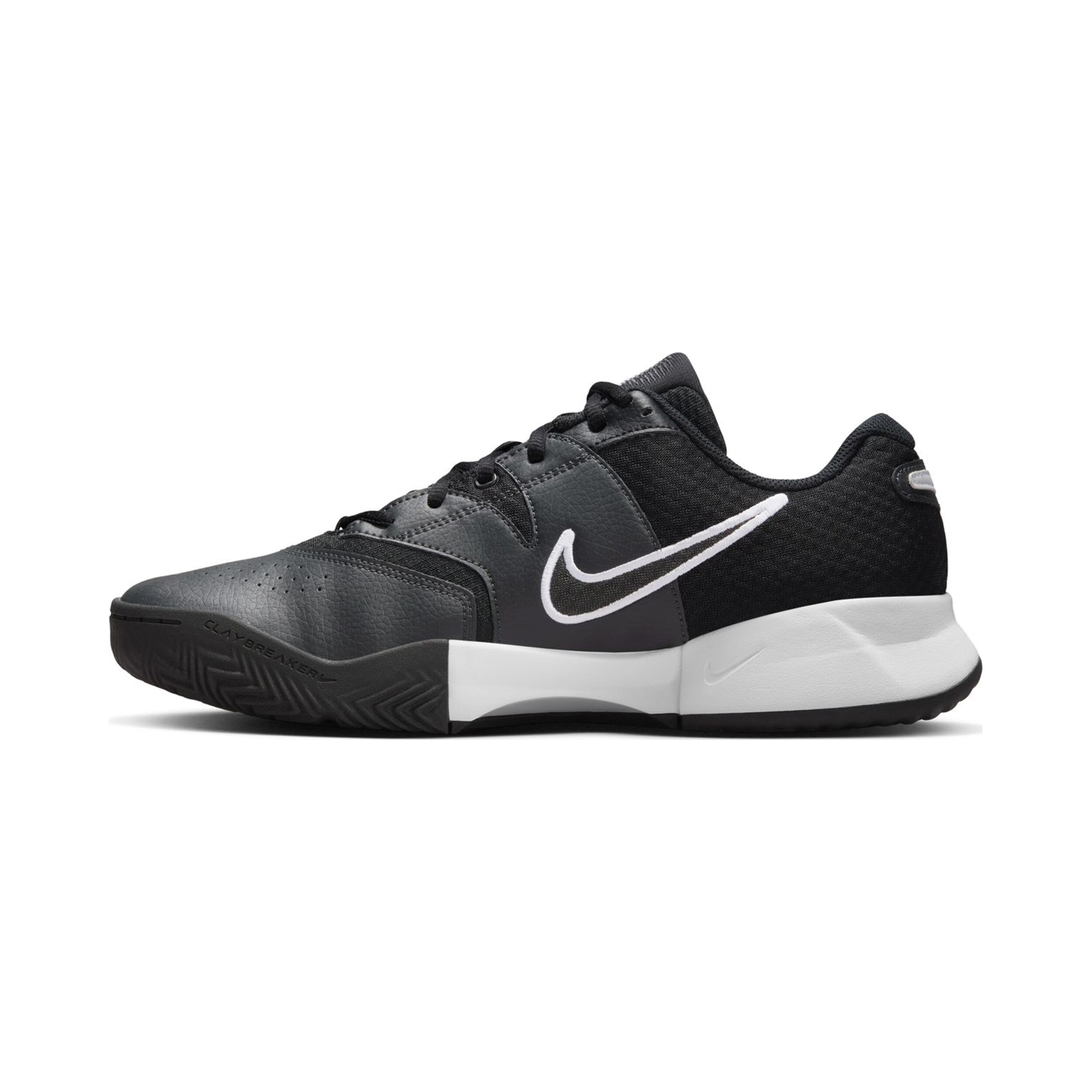 Court Lite 4 Sandplatzschuh Kinder - Schwarz, Weiß