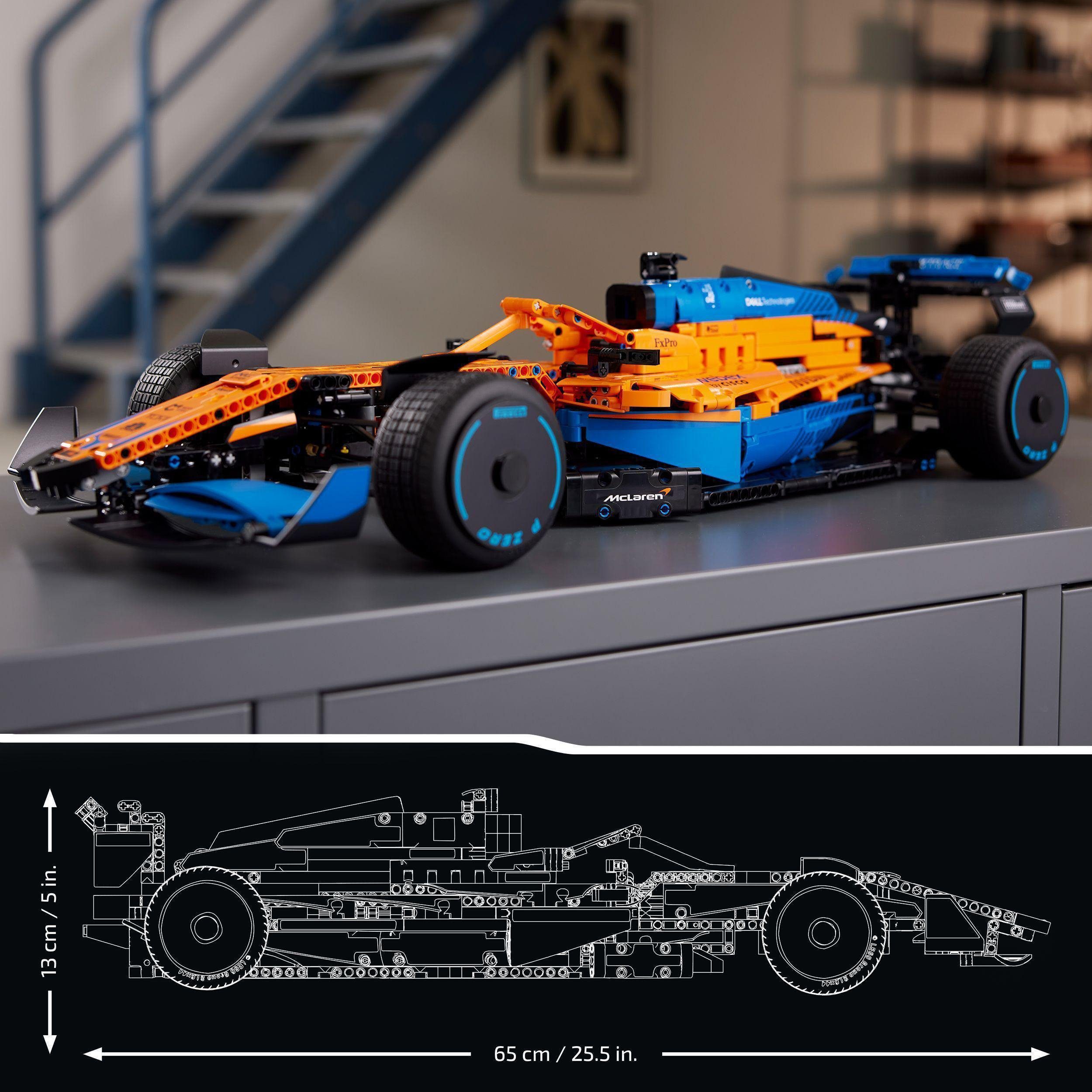 LEGO® Konstruktionsspielsteine McLaren Formel 1™ Rennwagen (42141), LEGO® Technic, (1432 St), Made in Europe