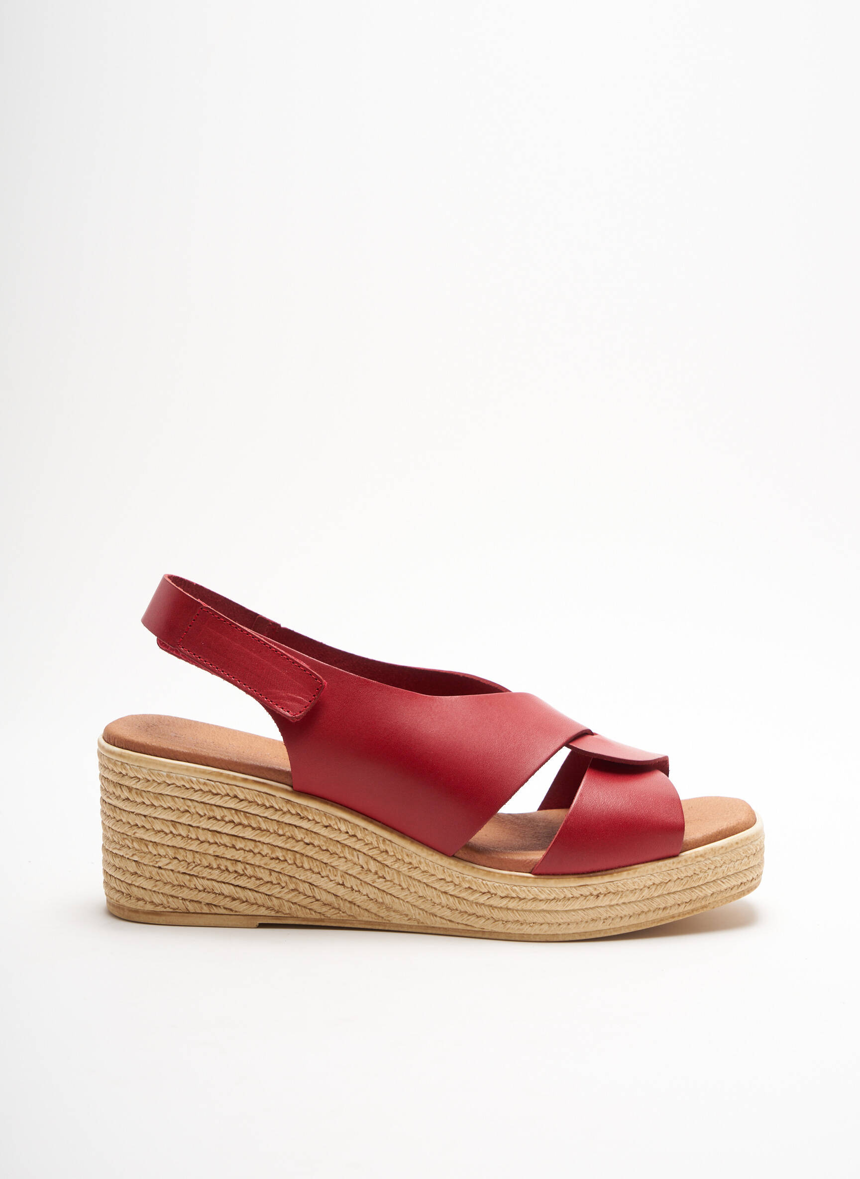 Eva Frutos Sandales Nu Pieds Femme couleur rouge