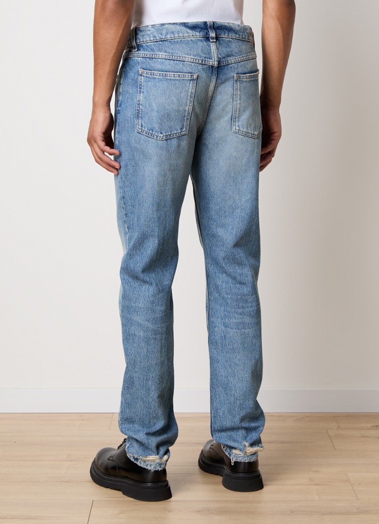 Blugi skinny Givenchy cu efect distressed