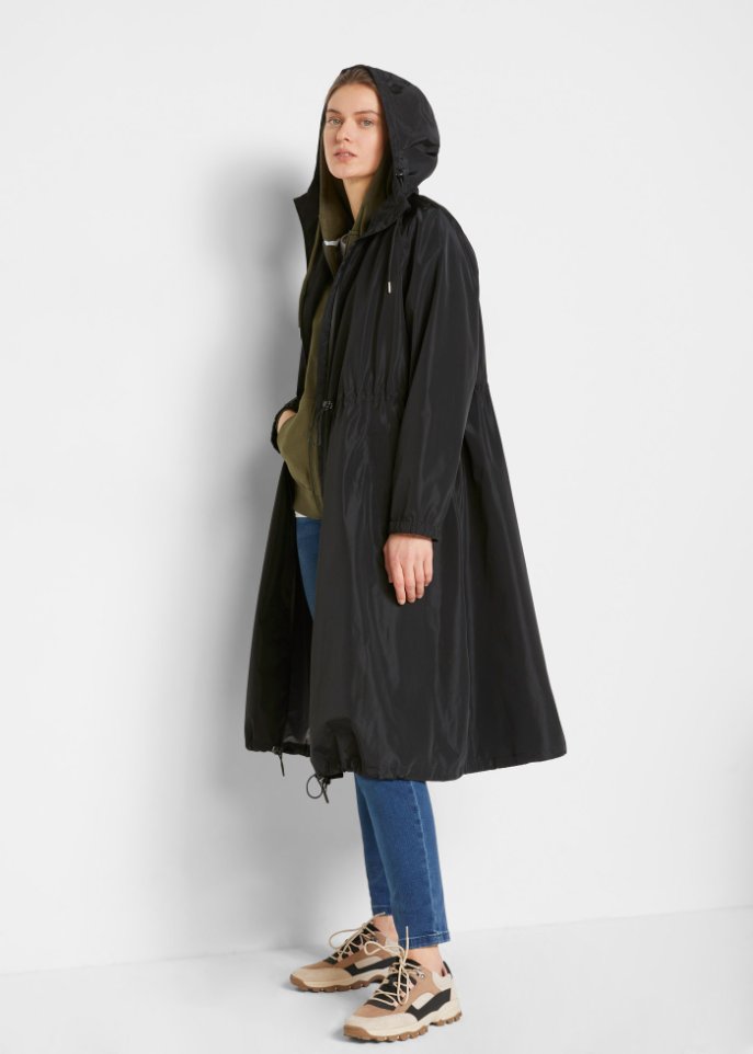Oversize Funktions-Mantel, sehr weit, wasserdicht