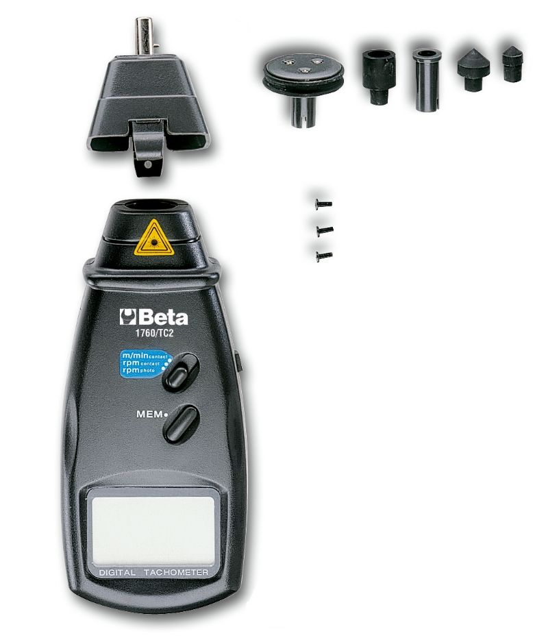 Beta 017600161 1760/Tc2-Digital Tachometer 230 L mm