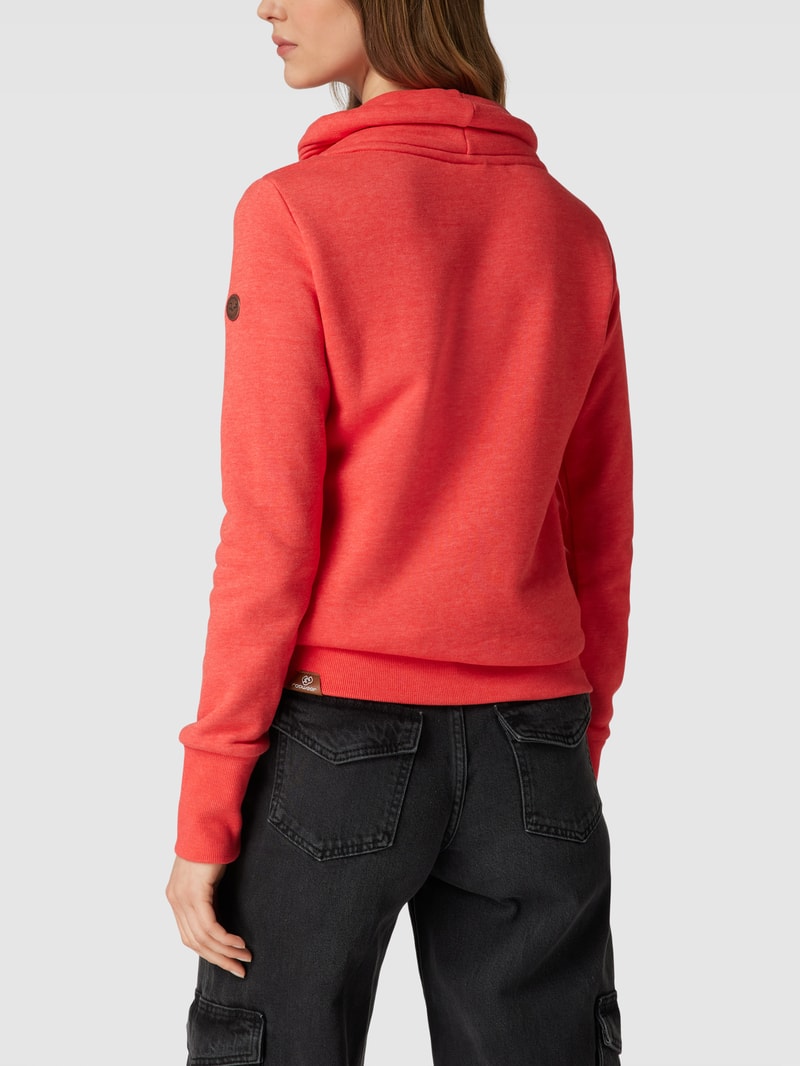 Sweatshirt mit Eingrifftaschen Modell 'NESKA' in rot