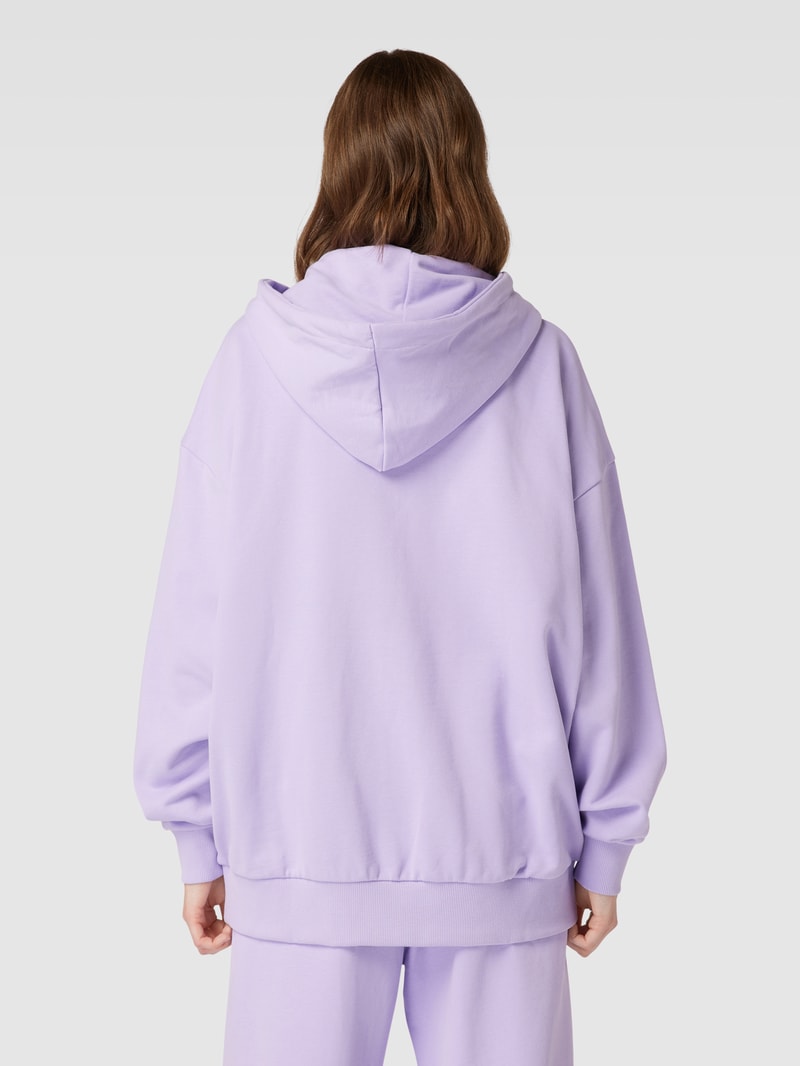 Sweatjacke mit Kapuze Modell 'DAKATA' in flieder