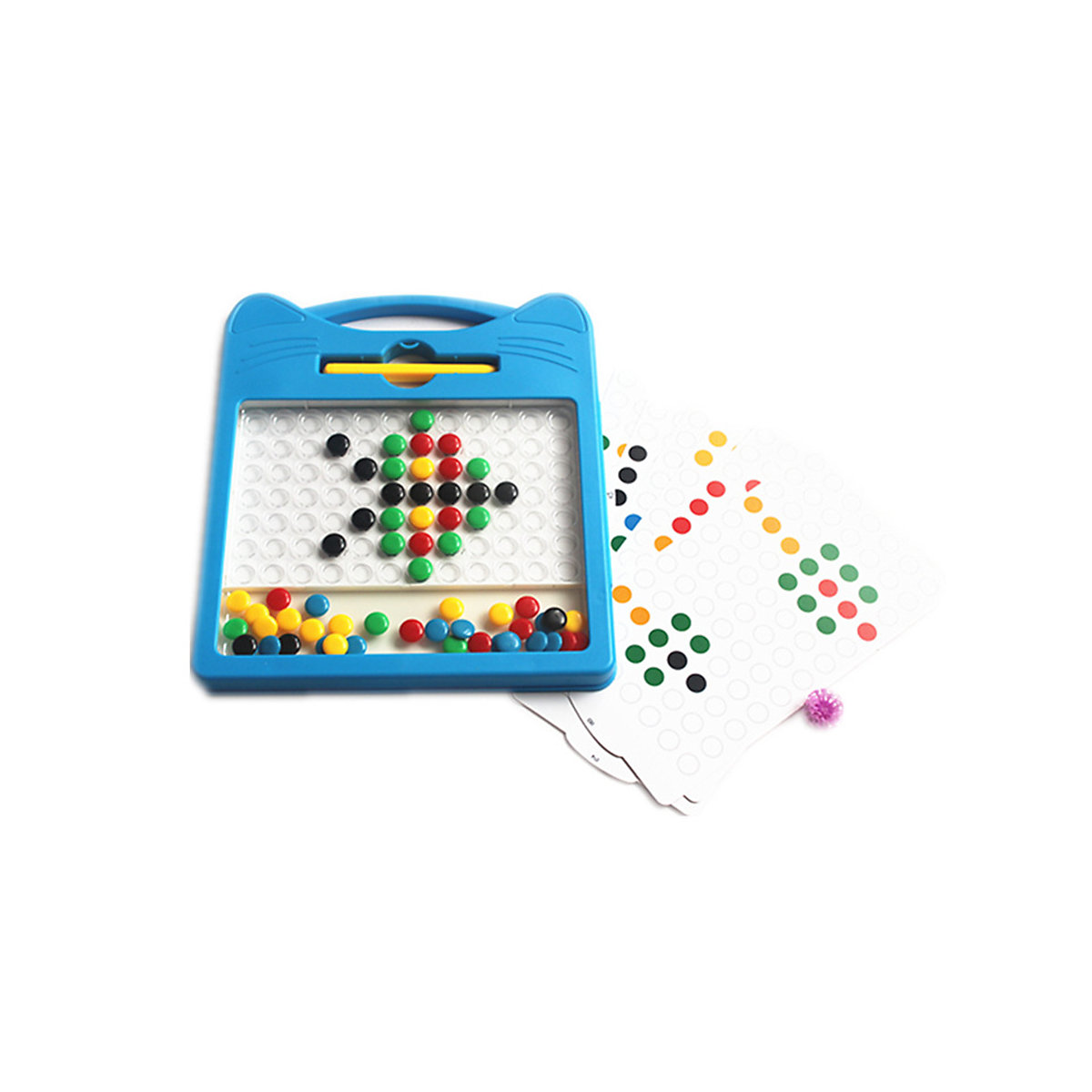 frler Magnetische Zeichentafel mit 60 Perlen Montessori Spielzeug Mitbringsel für Kinder