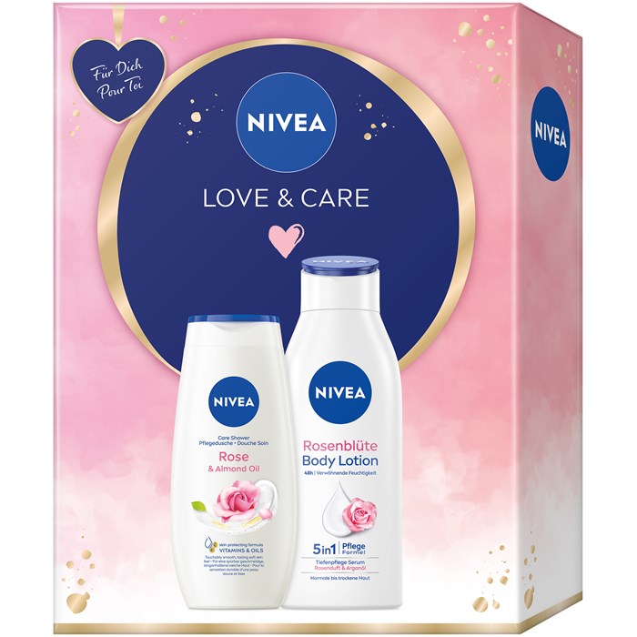 Body Lotion und Milk Geschenkset von NIVEA