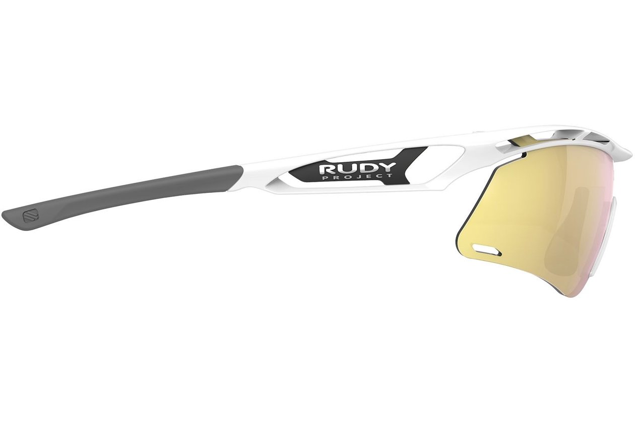 Rudy Project Tralyx + Slim White G. / Multilaser Gold