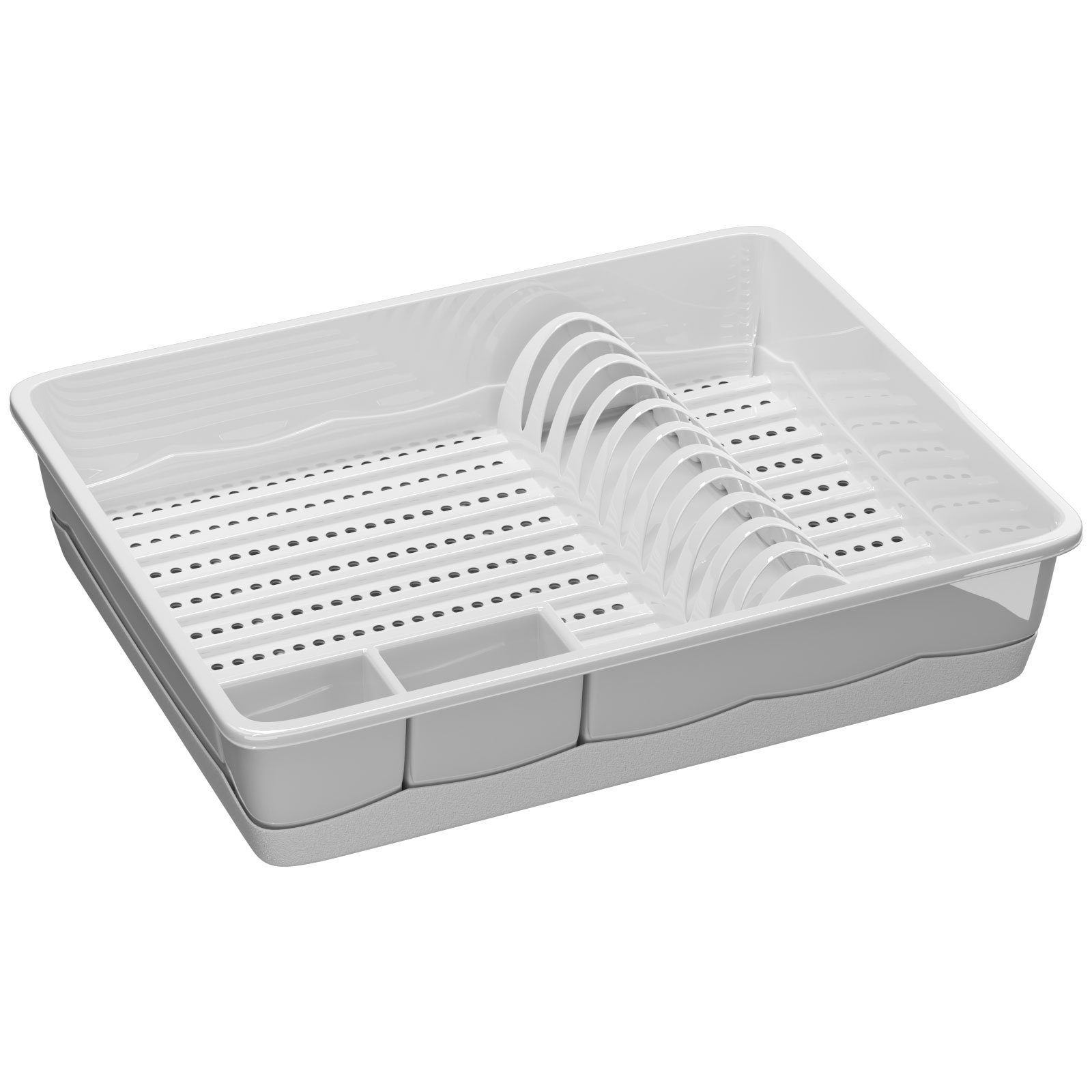 Wellgro Geschirrständer Abtropfgestell - Abtropfgitter - Kunststoff BPA-frei - Made in EU