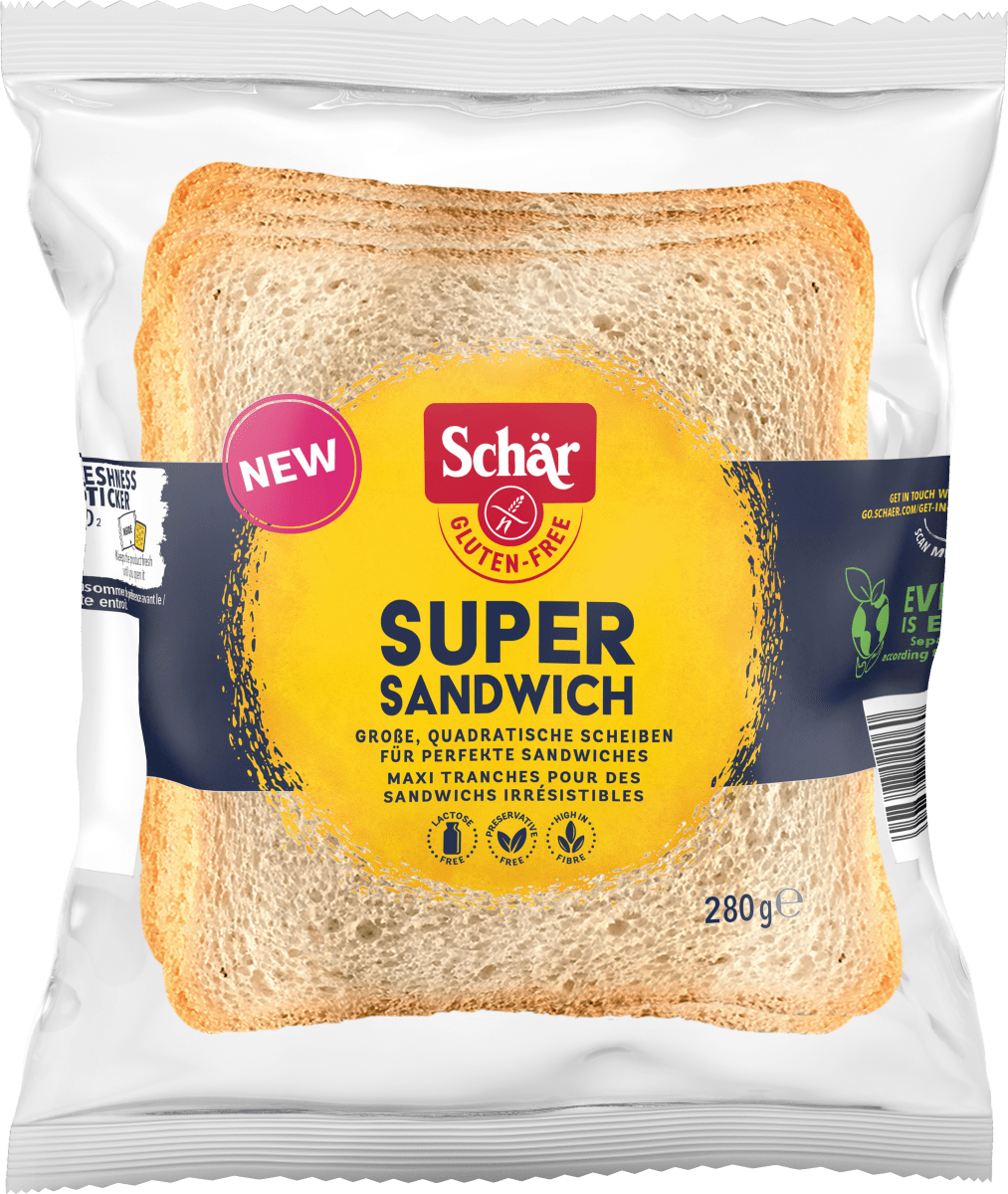 Brot \Super Sandwich\' (6 Stück), 280 g