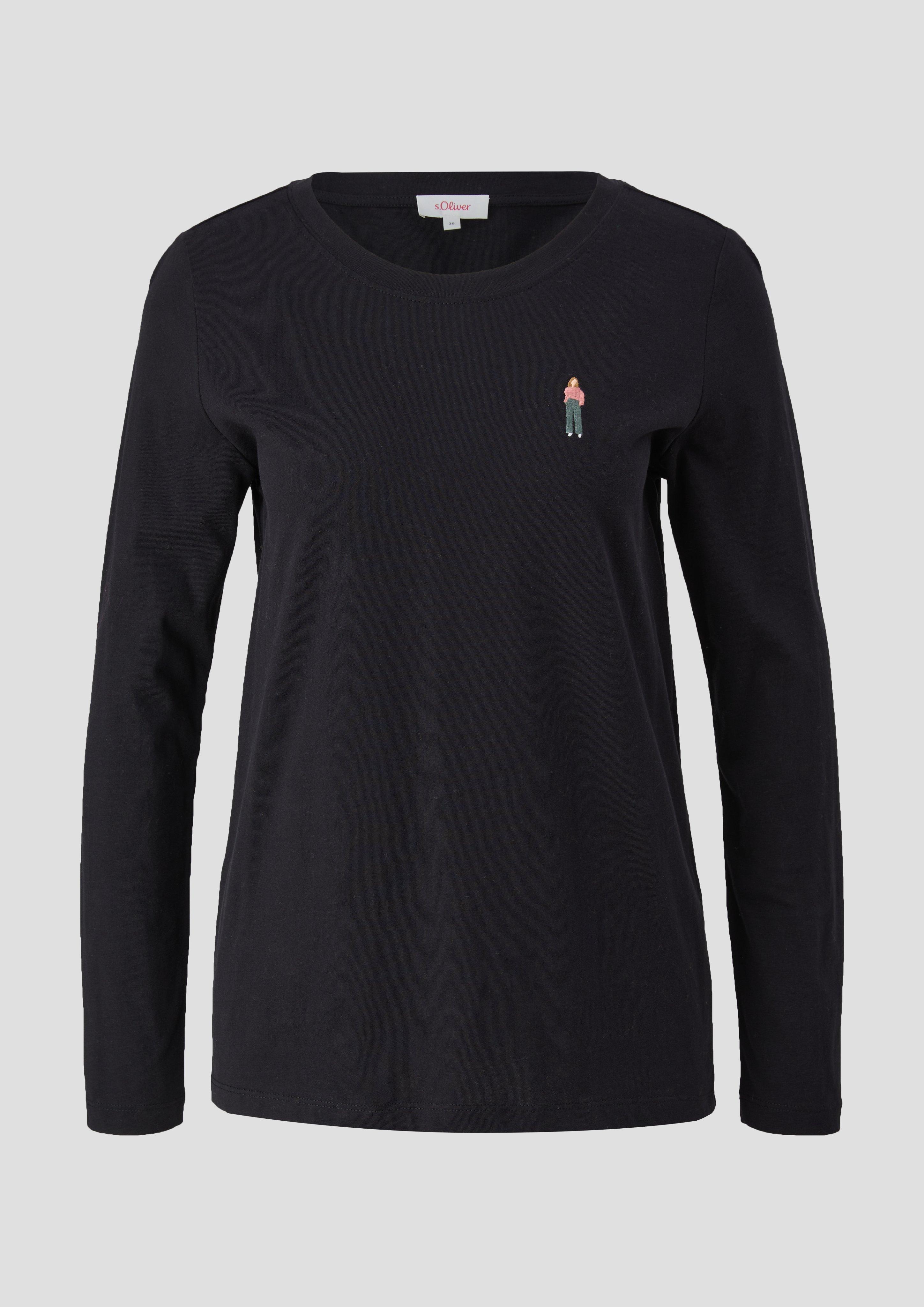 Longsleeve mit Statement-Print  2137221-99D2