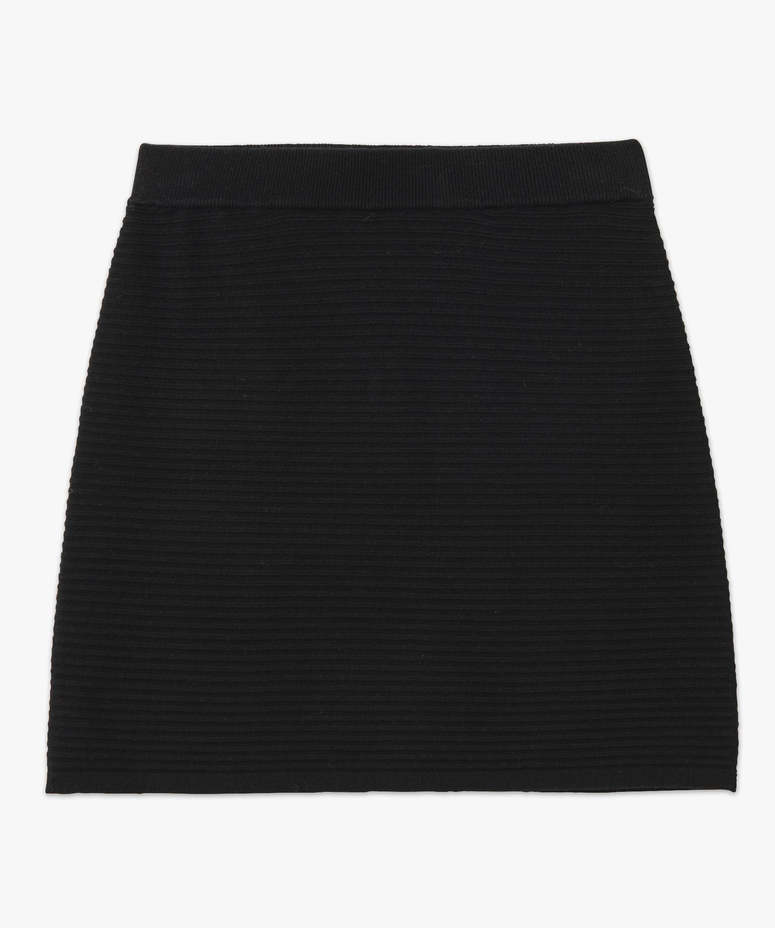 Jupe en maille ctelée femme gris fonce | GEMO