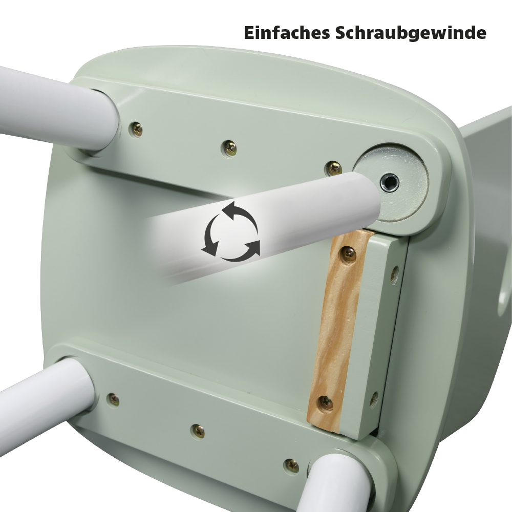 Kesper Kindertisch mit 2 Stühlen, mint - 3er Set