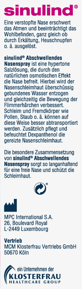 Abschwellendes Nasenspray, 15 ml