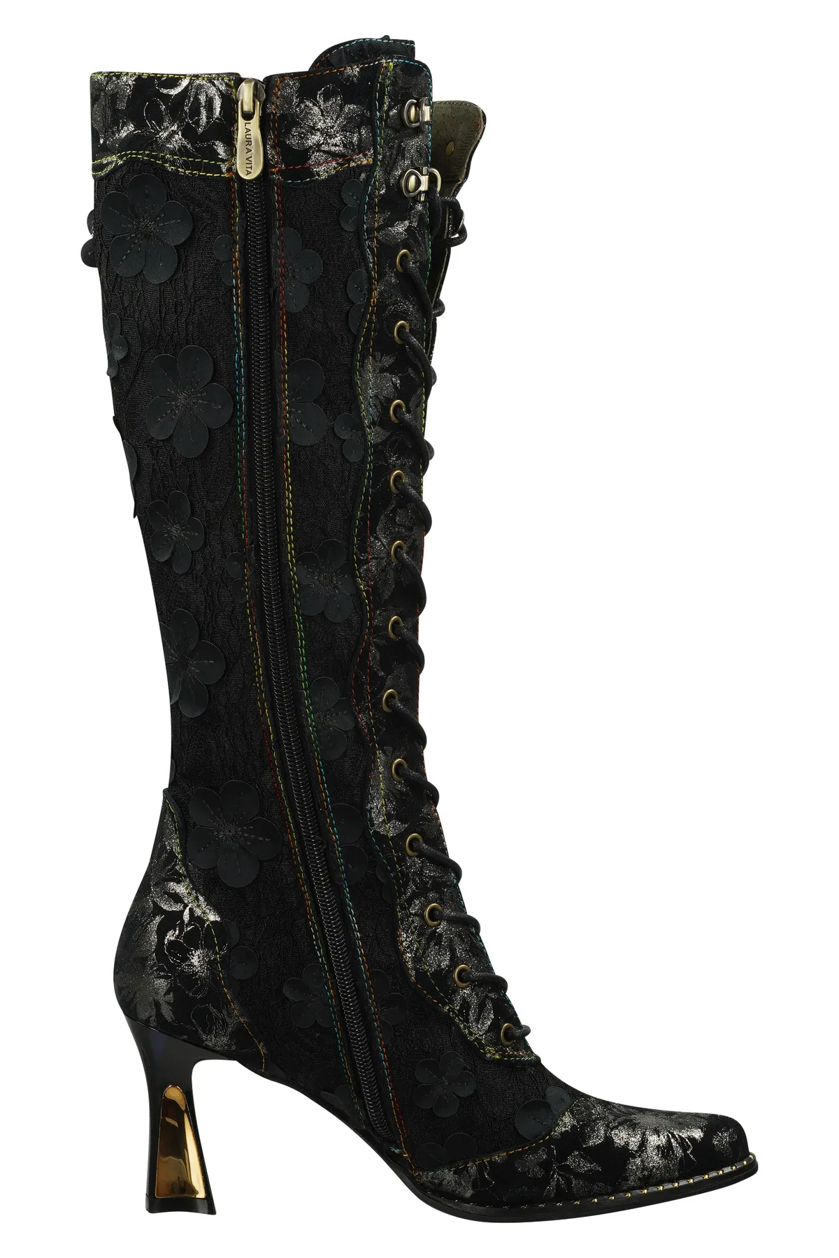 LAURA VITA  Stiefel - Schwarz - Blockabsatz