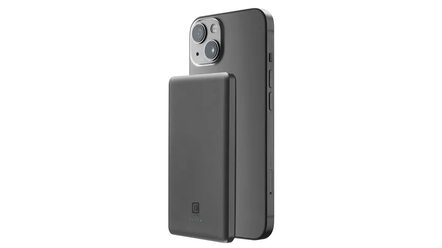 Cellularline MagSafe Wireless Power Bank MAG LITE 5000 Gray