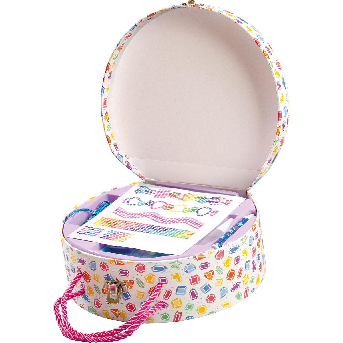 Creativity Diamant Factory - Schmuckbasteln mit Glitzerperlen im Geschenkkoffer