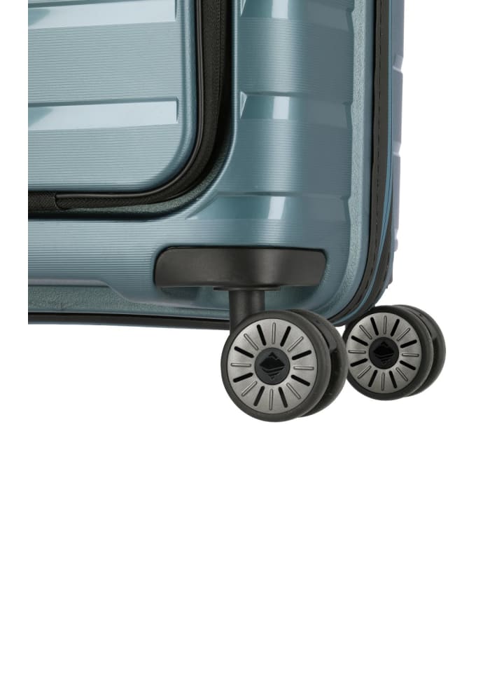 travelite Travelite Koffer AIR BASE 4w Trolley S Vortasche, Eisblau günstig kaufen onesize