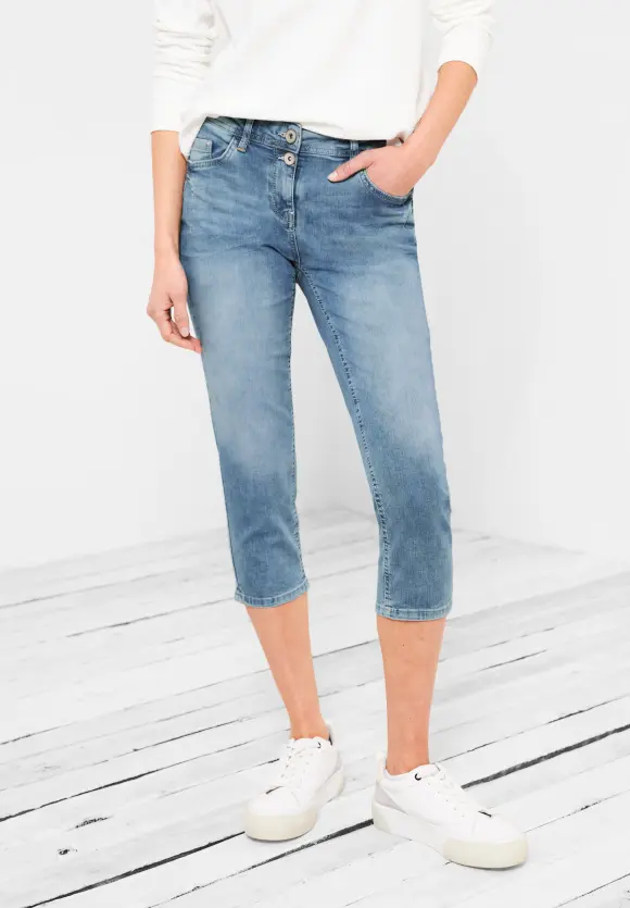 CECIL Casual Fit Jeans in 3/4
