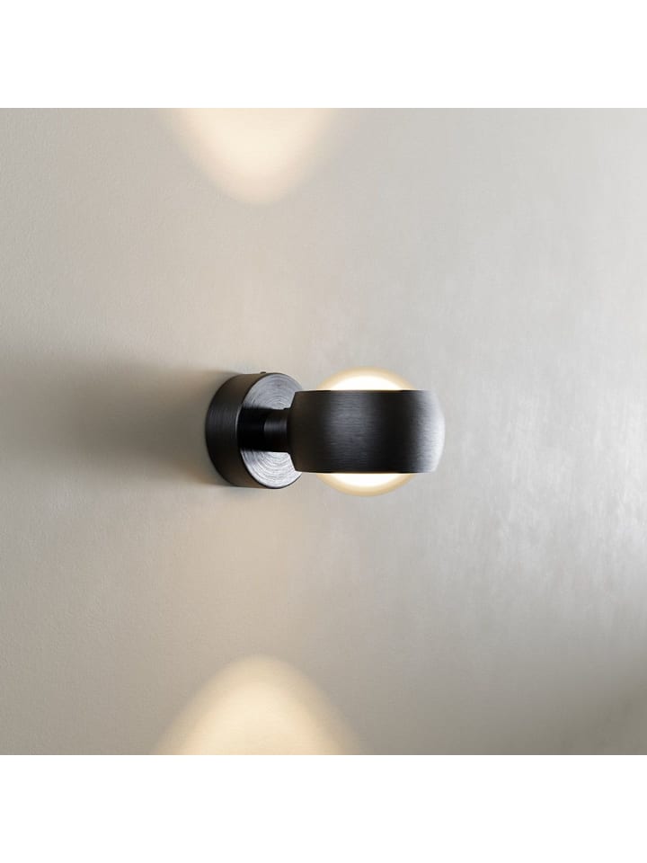 s.LUCE Wandleuchte Beam runde Basis in Schwarz günstig kaufen 8 cm