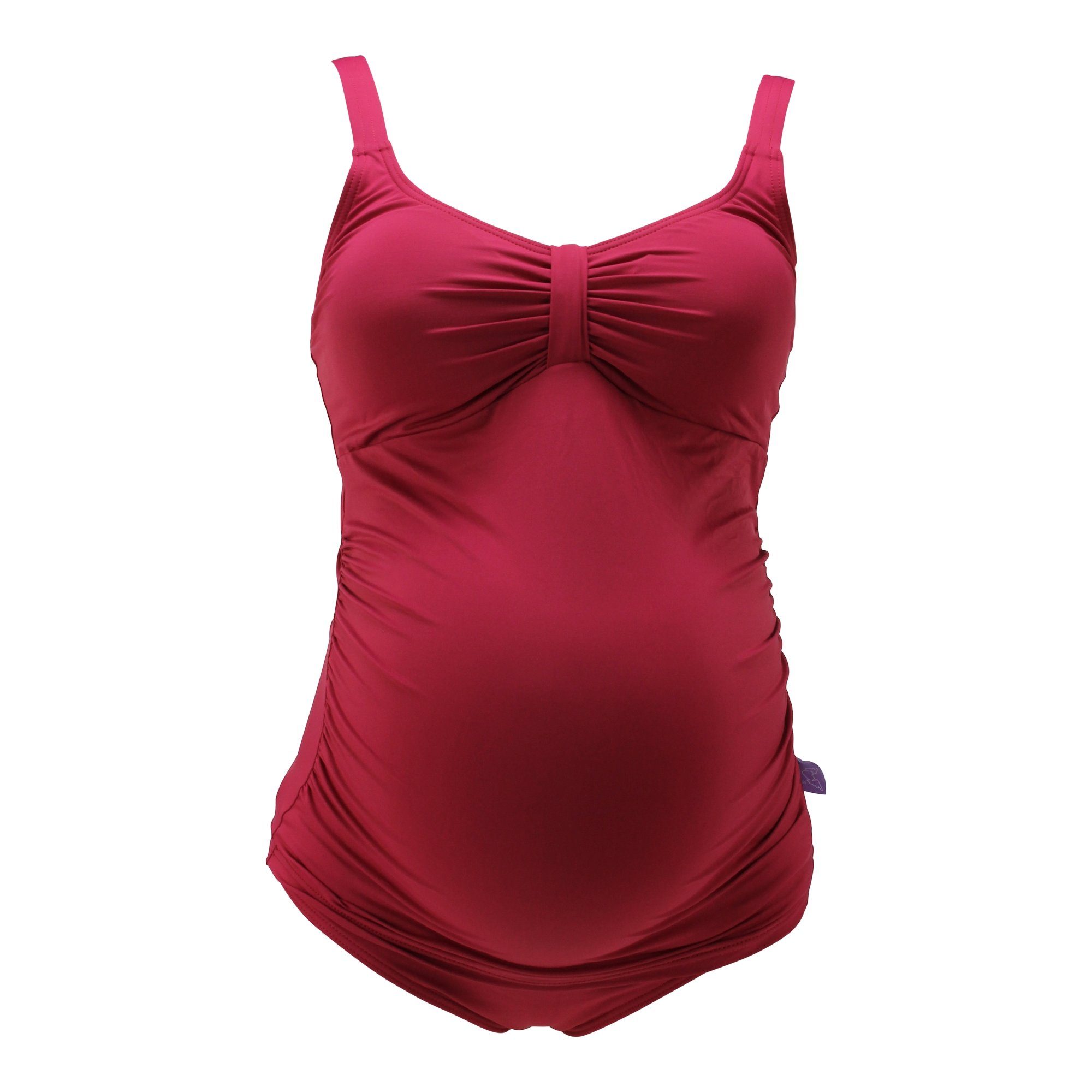 petit amour Umstands-Tankini AMANDA in Beerenrot B/C Cup (Set, 2er-Pack) Perfektes Design für stylische und bequeme Umstandsbademode, welche mitwächst und noch weit über die Schwangerschaft hinaus paßt.