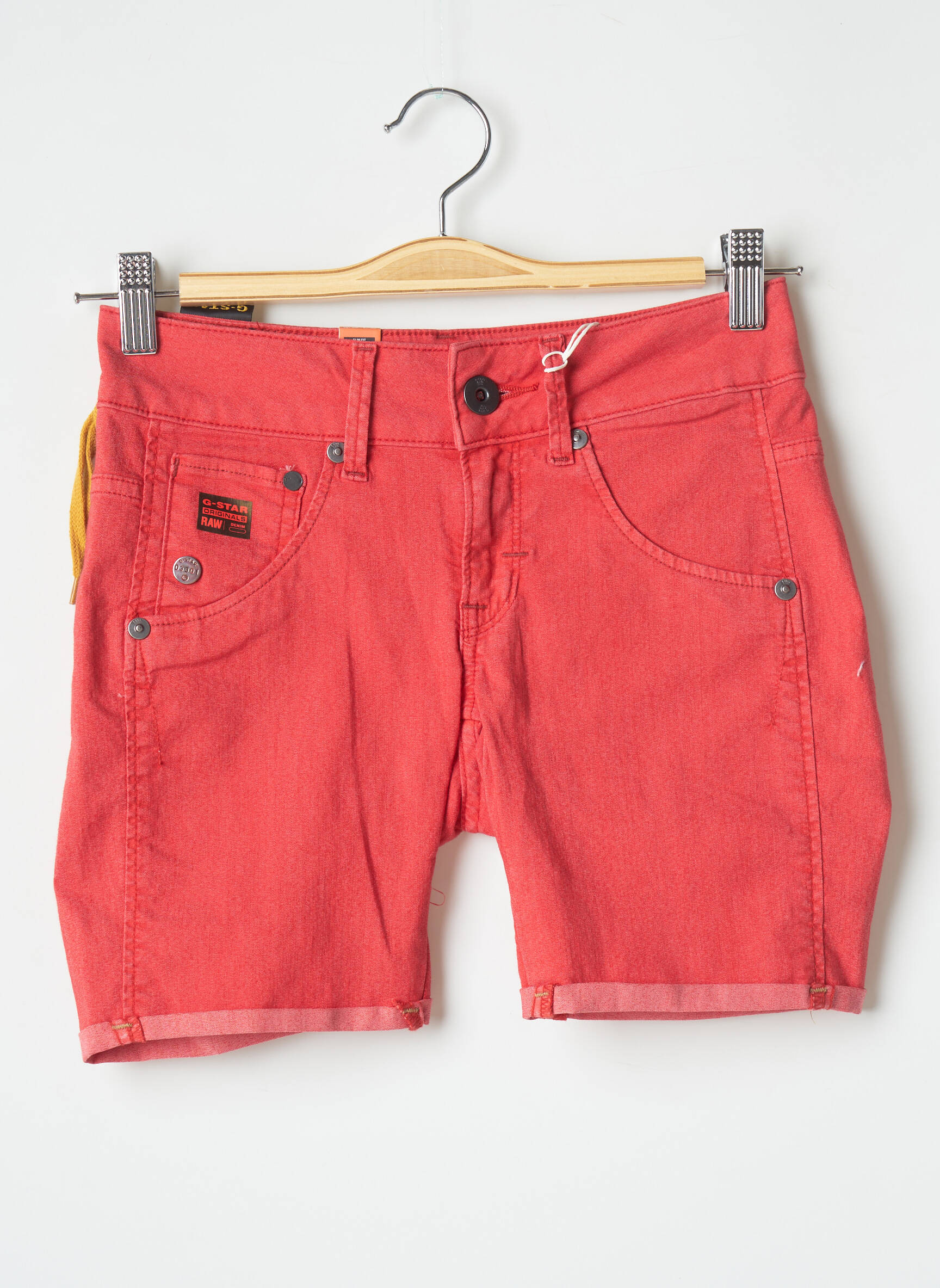 G Star Shorts 1 Femme couleur rouge