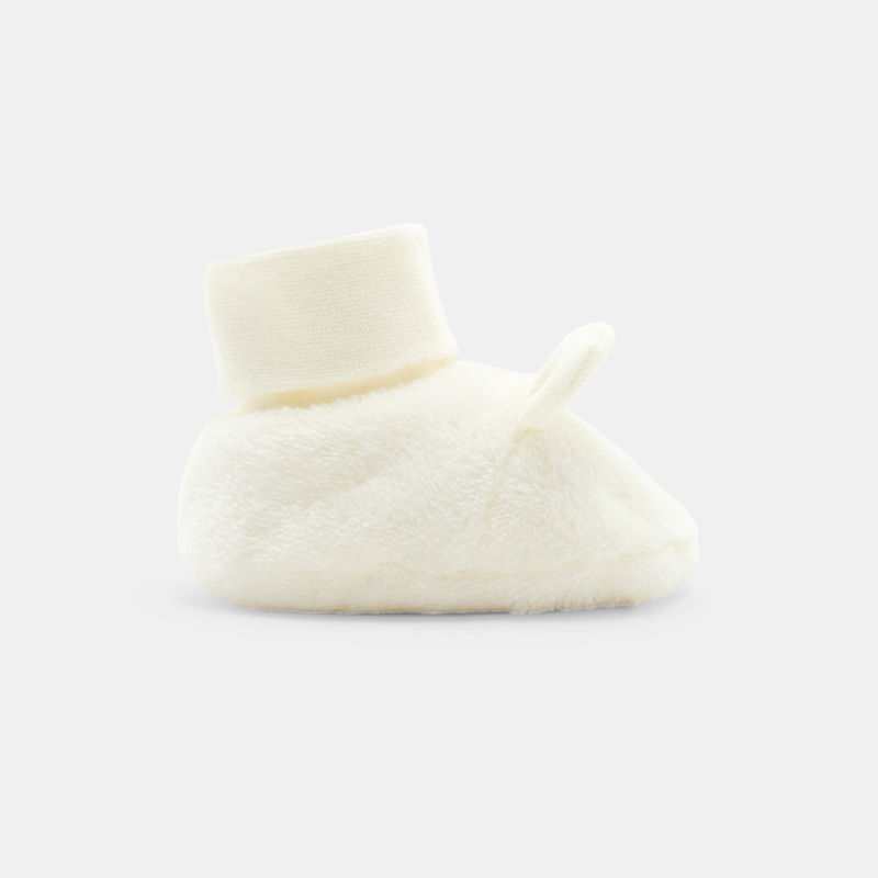 Chaussons bébé en fausse fourrure