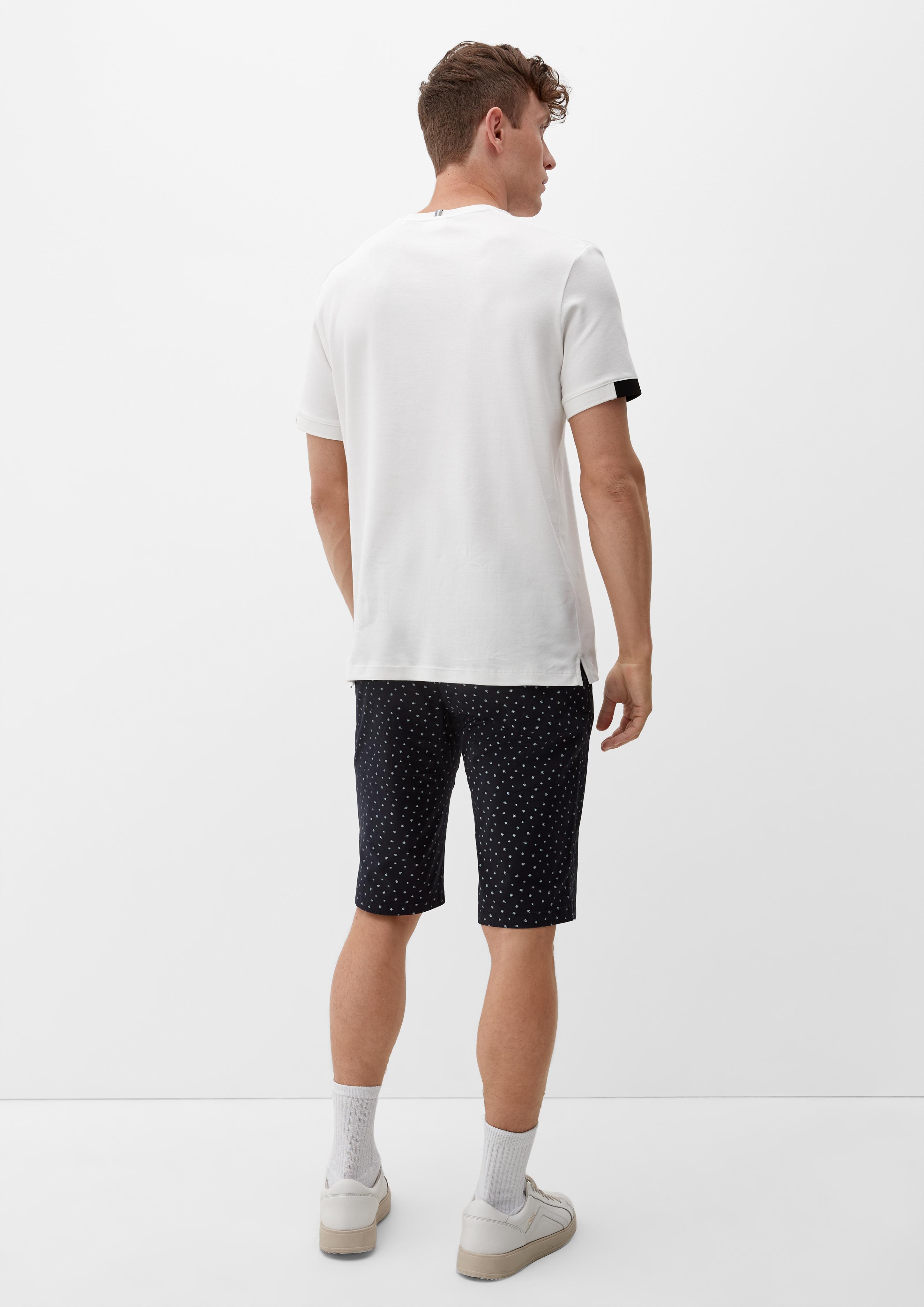 Slim: Bermuda mit Allover-Print  2128989-59A0
