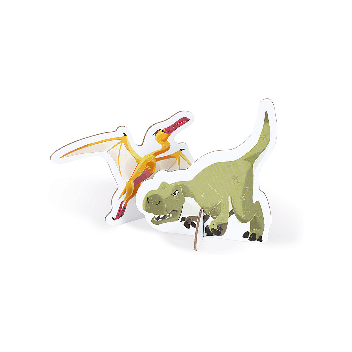 Edukativ-Puzzle Dinosaurier mit Figuren, 200 Teile