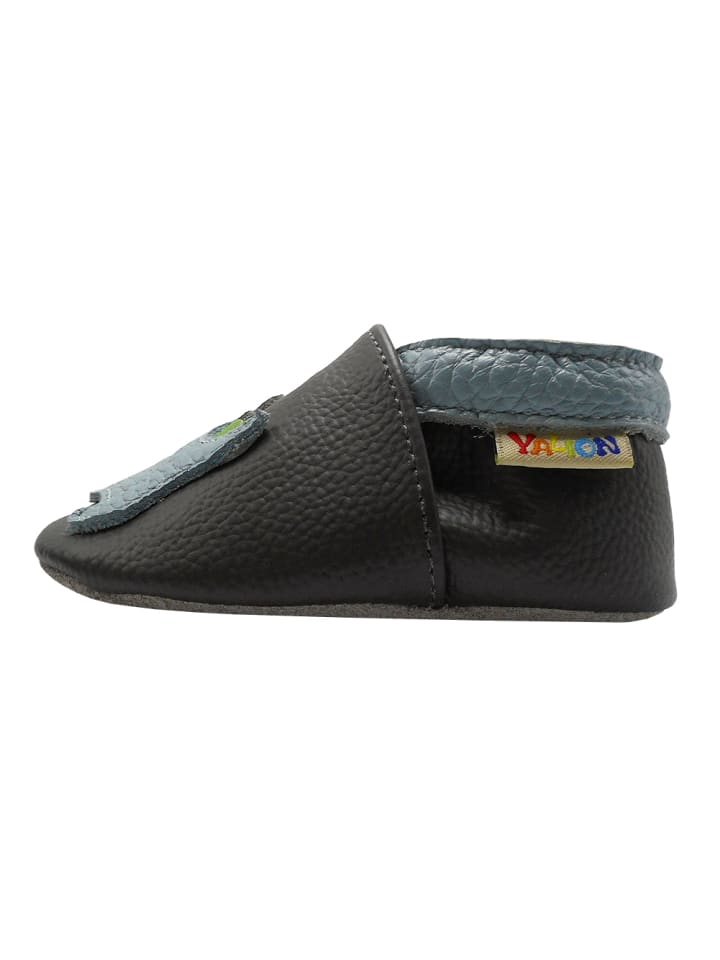 Yalion Leder-Krabbelschuhe 