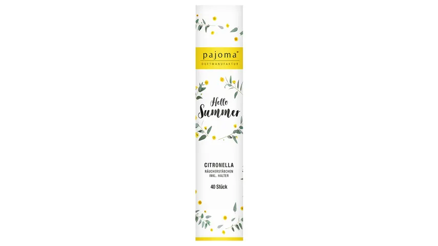 pajoma Räucherstäbchen Citronella mit Halter