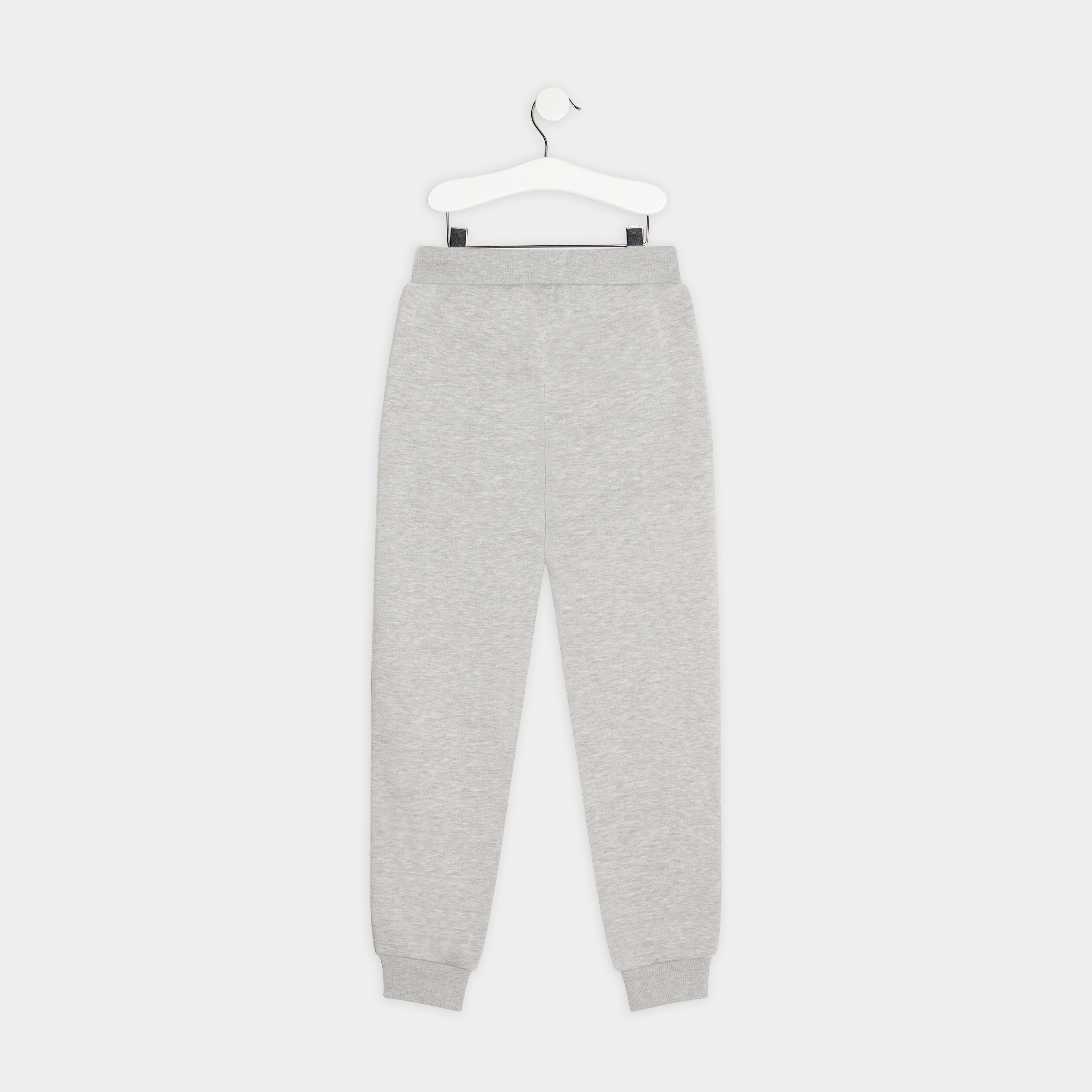 Pantalon jogging droit Creeks gris garçon | La Halle