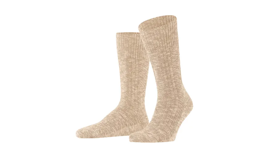 FALKE Herren Socken Carved Pile dune