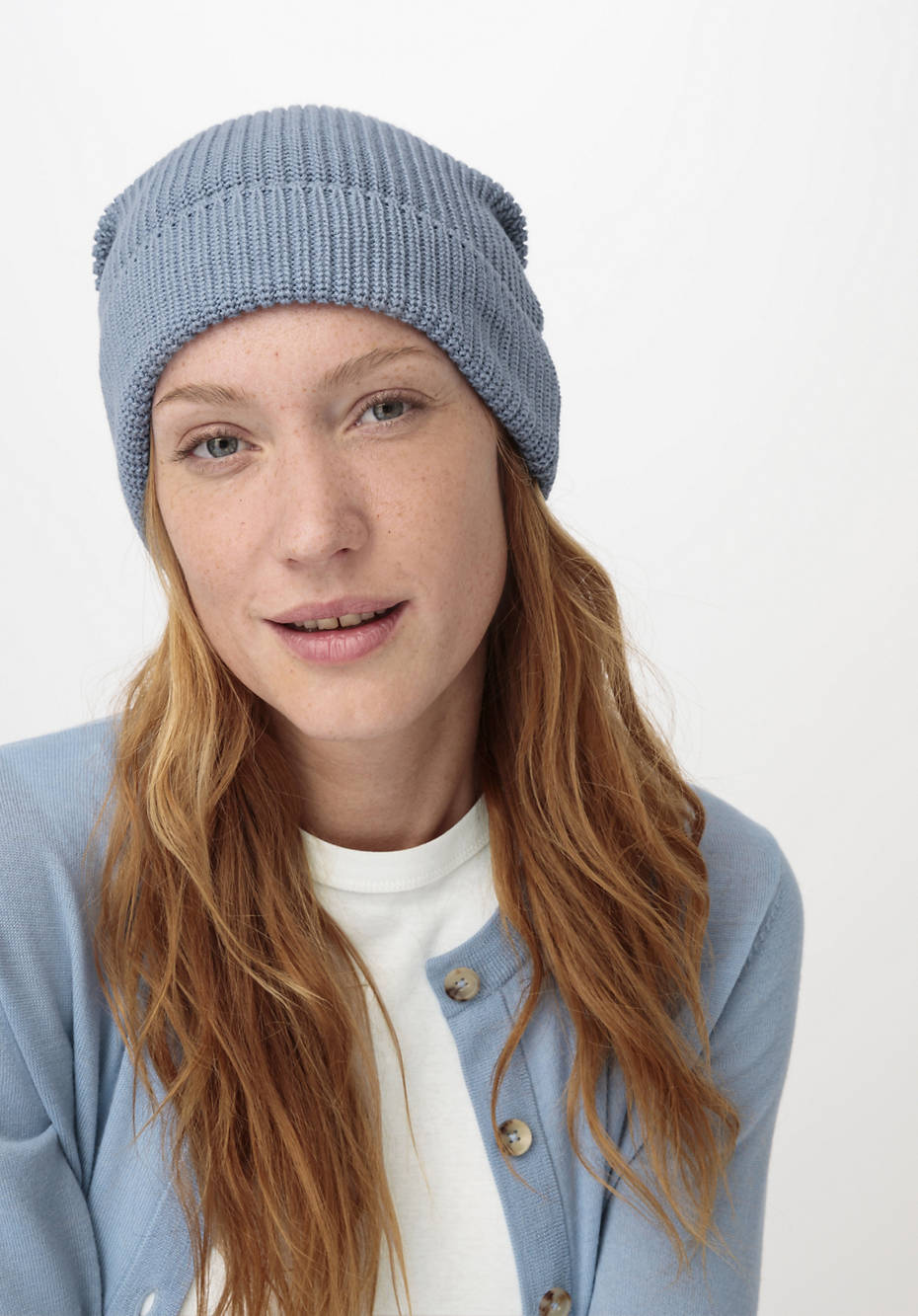Unisex Strickmütze aus reiner Bio-Baumwolle
