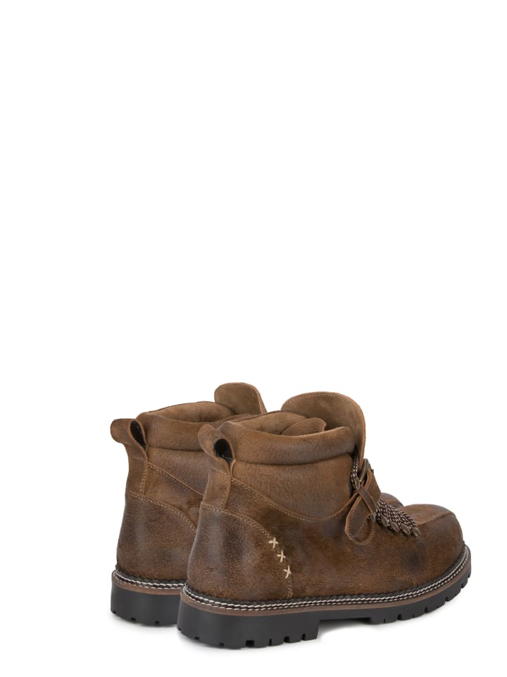 Stockerpoint Stockerpoint Trachtenstiefel Tiago in hellbraun gespeckt günstig kaufen