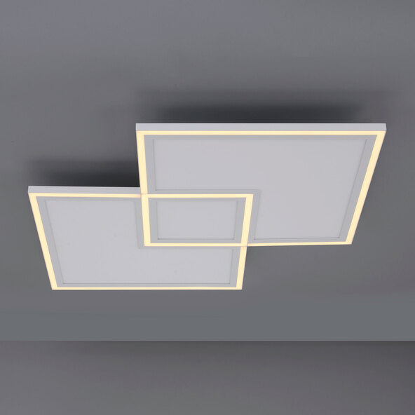 LED-Deckenleuchte Edging, 67,7 x 67,7 cm